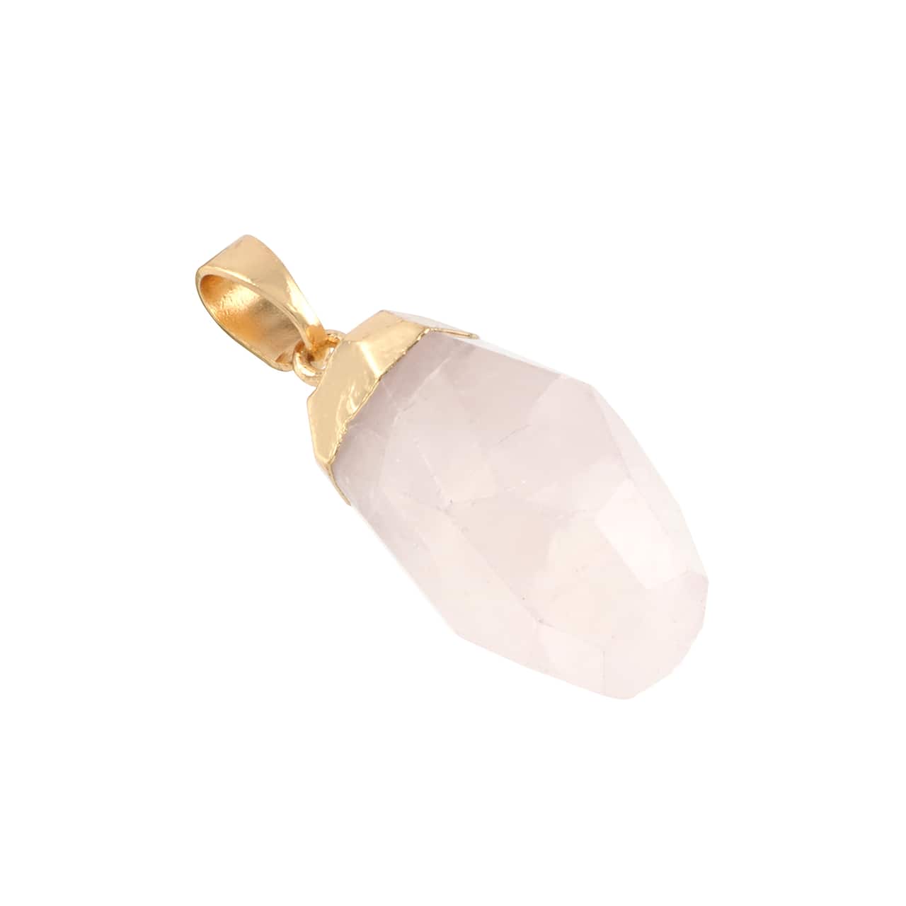 Rose Quartz Irregular Pendant by Bead Landing™
